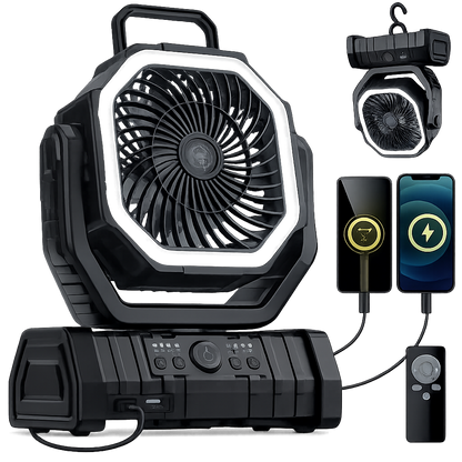 Ventilador de Camping Portátil
