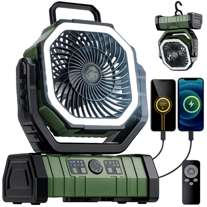 Ventilador de Camping Portátil