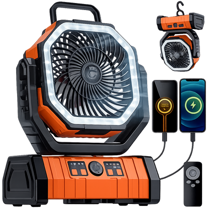 Ventilador de Camping Portátil